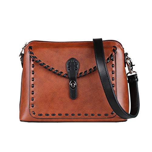 Concealed Carry Evelyn Leather Crossbody Organizer by Lady Conceal - Main Image