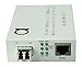 Multimode LC 850 nm Gigabit Fiber Media Converter - Includes SFP 550 m (0.34 Miles) LC – to UTP Cat5e Cat6 10/100/1000 RJ-45 – Auto Sensing Gigabit or Fast Ethernet Speed - Jumbo Frame - LLF Support