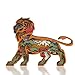 FNYDOX Lion Wood Carving Decor