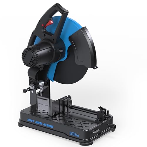 Güde GMT 355-2300 Metalltrennsäge - 230 Volt, 2300 Watt, 4000 Umdrehungen pro Minute, Schnittleistung 78 bis 140 Millimeter je nach Form, Trockenschnitt für Profile und Rohre