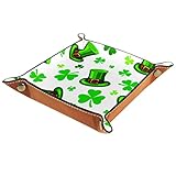 DISEÑO MÚLTIPLE Surtble para almacenamiento y juegos. Esta bandeja de forma cuadrada con 4 broches en las esquinas es fácil de plegar y desplegar. Es la elección perfecta para evitar que los dados se vuelvan locos cuando se juegan los juegos. Perfecto para organizar cuidadosamente su llave reloj joyería tapones para los oídos teléfono celular monedas cosméticos pinceles de maquillaje bolígrafos gafas botones cuentas herramientas para manualidades semillas y más.