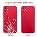 Perzework OEM Rear Back Glass Replacement for iPhone 11 6.1 inches with Reparing Toolkit and Pre-Installed Adhesive (Red)