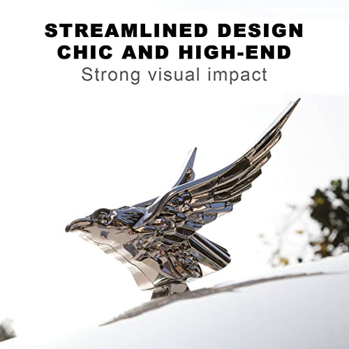 capô para caminhões | Emblema 3D Eagle Auto Car Front Cover | Adesivo decorativo suporte águia voado