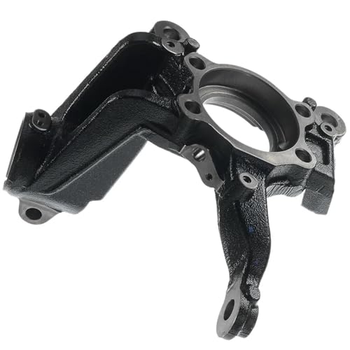 Image of Detroit Axle - Front Right Steering Knuckle for 2011-2018 Volkswagen Jetta, 2012-2022 Passat, 2011-2019 Beetle, 2013 2014 2015 2016 2017 Passenger Side Steering Knuckle Assembly Replacement