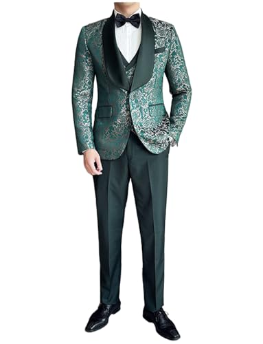Costume jacquard homme élégant pour gommer les imperfections et briller en soirée officielle