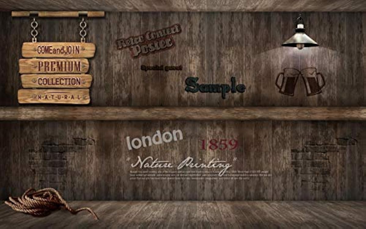 安く 買う に は 3d壁紙ポスター ヴィンテージの木の板 カスタム大規模な壁紙の壁紙3dテレビの背景リビングルームの写真の壁紙3dルームの壁紙 157x110inch 400x280cm 夏の特価セール Realfoodfestivals Com Au