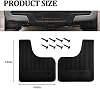 4 Piezas Guardabarros para Auto, Goma Flexible, Protector contra Salpicaduras con Herramientas, Accesorios Exteriores para Protección Delantera y Trasera, Universal para Camioneta SUV 4