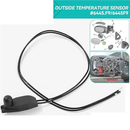 Sensor de temperatura exterior 6445F9 para Clio de 1991 a 2012 2