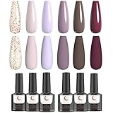 Saludable y seguro: El set de esmalte de Uñas está hecho con una fórmula mejorada e ingredientes saludables, de bajo olor, libre de crueldad y completamente inofensivo para las uñas. Viste tus uñas con el esmalte de gel TipsLuna sin ninguna carga.
