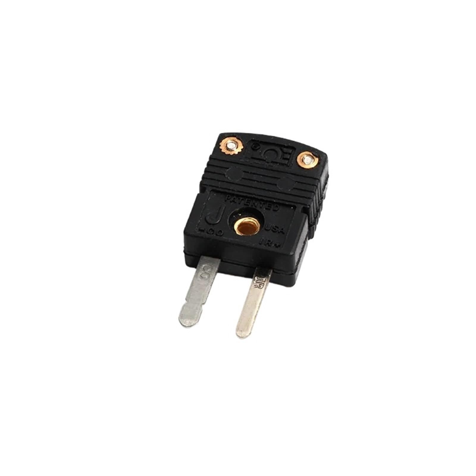 2 teile/paket Schwarz Farbe Männlich/Weibliche Anschlüsse Thermoelement Temperatur J Typ Sensoren Miniatur Buchse & Panel Mount(16)