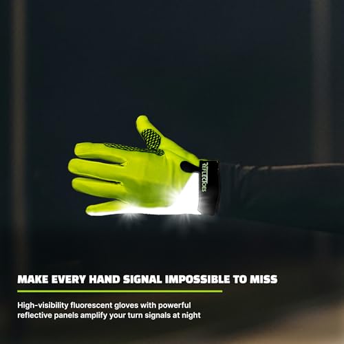 Reflective Summer Cycling Gloves