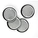 Cuisinart 4 Piece Pizza Pan Set, Mini, Steel Gray