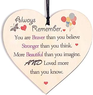 HONZEE Gifts for Her Women Birthday Gift You Are Braver Stronger Smarter & Beautiful Inspirational Thinking of You Gifts for Friend Sister Daughter under 5 Pounds