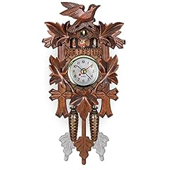 ikasus Quartz Cuckoo Clock Wall Cuckoo Clock Traditional Chalet Clock Antique Wooden Pendulum Time photo ikasus Quartz Cuckoo Clock Wall Cuckoo Clock Traditional Chalet Clock Antique Wooden Pendulum Time
