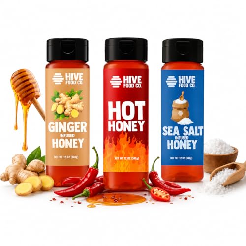 Set gourmet de miel picante HIVE Food Co. 3 unidades miniatura 1