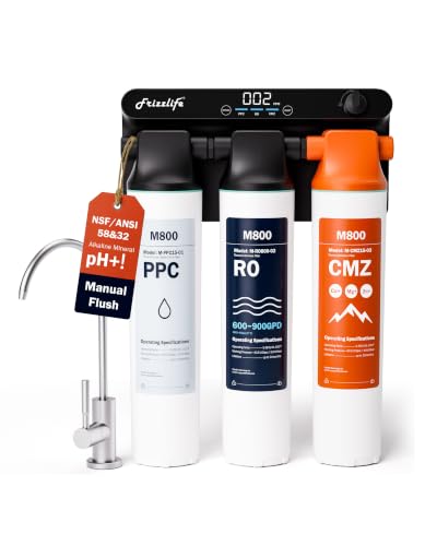 Frizzlife M800 Non-Electric Tankless Reverse Osmosis Water Filter