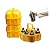 Nalgene 6505-0010 Low-Density Polyethylene (LDPE) Safety Half-Liter Bottle Carrier, 6-Place, Stackable
