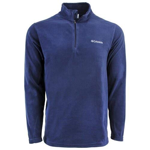 Polaire Columbia homme bleu marine demi-zip pour randonnée et quotidien s