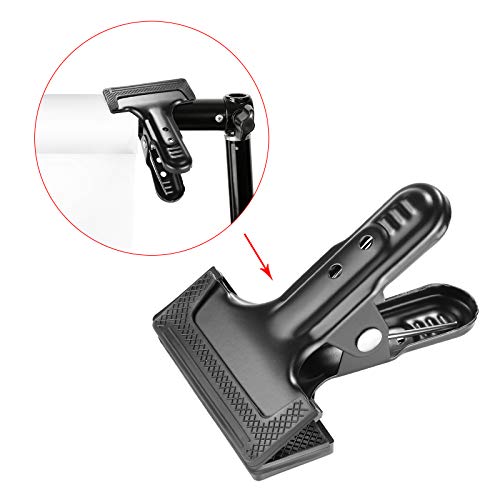 Neewer 10-Pack Set Heavy Duty Muslin Spring Clamps Clips 4 1/4 Inch For Photo Studio Backdrops Backgrounds Woodworking #TOP3