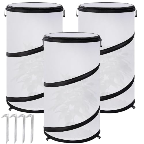 3 Pcs Pop Up Winter Frost Plant Cover, Garden Plants Freeze Protection Tent