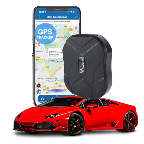 Localizzatore GPS Per Auto, Moto E Barca | Tracciamento In Tempo Reale | Allarme Antifurto | Geo-fence | Batteria 5000mAh | Impermeabile