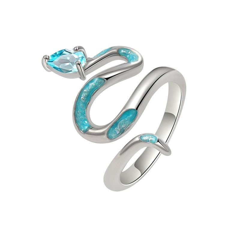 myki Satin-soft glow Snake Ring For Women & Girls-picture-10