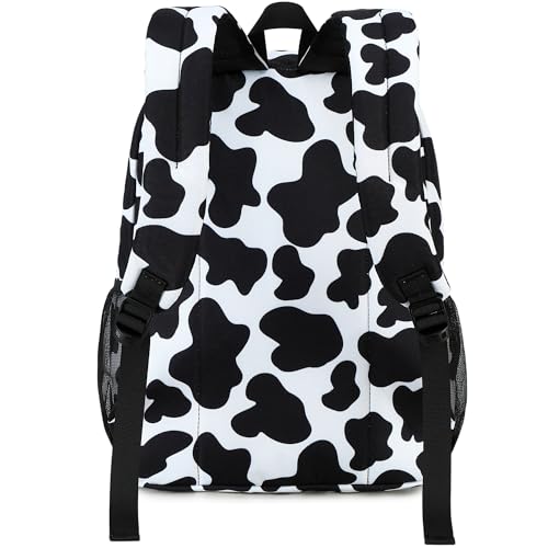 Image of abshoo Classical Basic Cow Print Womens School Backpack For College Teen Girls Water Resistant Bookbag (Cow)