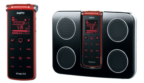 【SANYO】サンヨー多機能ICレコーダー＆スピーカースタンド SANYO】サンヨー多機能ICレコーダー＆スピーカースタンド