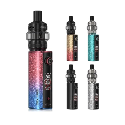 yX80zdq^oR Eleaf iStick X80 bh{́iC[[t ACXeBbNj+5ml Melo X Ag}CU[ ^N X^[^[Lbg 510F|CU[ 3200mAhobe[ 80W Type-C[dΉ  V[V 