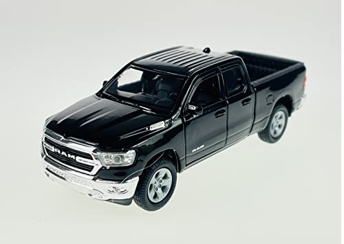 Dromader Welly 2019 Dodge RAM 1500 Schwarz 1/34-1/39 Neu Modell Auto Die Cast Cover
