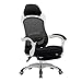 XYZMDJ Chaise de Bureau - Haut Fauteuil de Bureau Ergonomique exécutif Accueil Chaise de Bureau Gestion Bonded Chaise en Cuir Support épais Coussin
