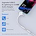 Headphone Adapter for iPhone 17,[Apple MFi Certified] 3 in 1 USB C Lightning to 3.5mm Headphone Jack Aux Audio Adapter USB Type C Dongle for iPhone 16 15 Pro Max Plus 14 13 12 11 XS XR 8 7