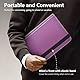 JRTAL Kompatibel mit Iconia Tab A10 Hülle,360°Drehbarer Cover Kunstleder Schutzhülle Tasche Etui mit für Acer Iconia Tab A10 (A10-21-A0T7) 10.1 Zoll Tablet - Violet