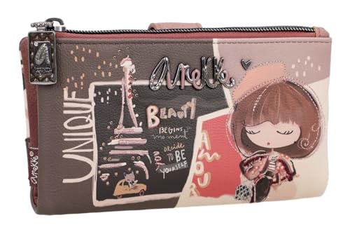 Billetero RFID Mademoiselle monedero tarjetero compacto de mujer con bloqueo 4