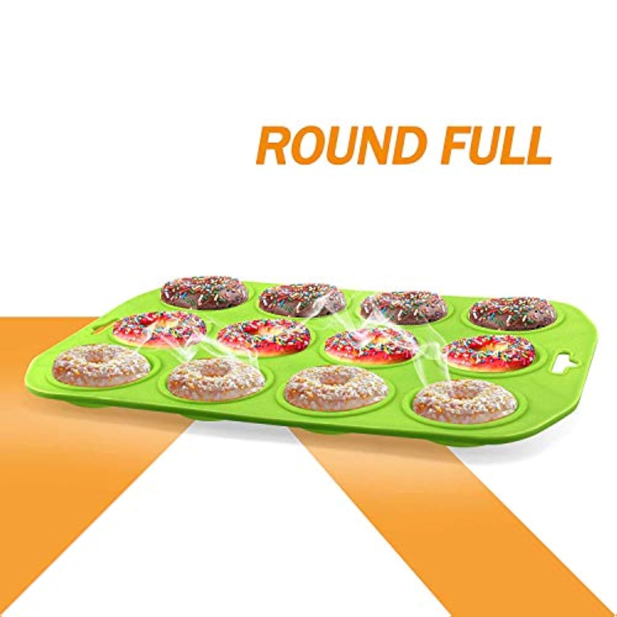 Silicone Mini Donut Maker Baking Muffin Pan Tray