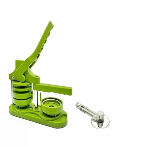 ��3����̐V�A�b�v�O���[�h58mm�o�b�W�{�^�����[�J�[�}�V��DIY�쐬�L�b�g�A100�Z�b�g�̍쐬�ޗ���1x�~�`�J�b�^�[�t��(58mm Green Set)