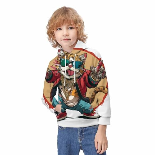 Pull chaton mignon pour garçons et filles idéal pour l'école - 2