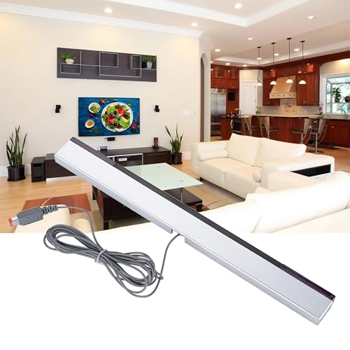 Barra de Sensores para Wii barra sensora wifi Barra de Sensores con Cable de Apariencia Simple y Elegante , Barra de Sensores Wii de Alta Precisión de Diseño Gaming accessoires voor pc