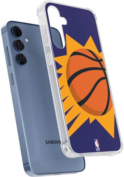 Skinit Clear Phone Case Compatible with Galaxy S24 - Officially Licensed NBA Phoenix Suns Large Logo Design