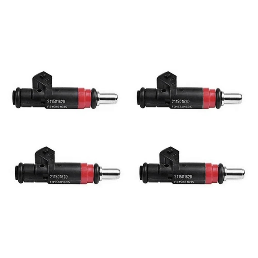 Fuel Injector Nozzle Auto Parts Injectors Compatible for Mercedes-Benz Scania Accelo Atego Atron 4Pcs 2115-0162D 21150162D