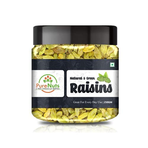 Image of Pure Nuts Dry Fruits Combo Pack - (250g*4 Eacj Jar) 1kg (Almonds Cashews Pistachios Raisins) - All Premium.