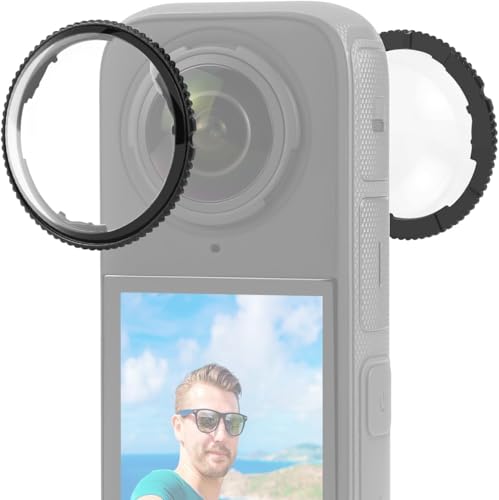 Image of SHOPEE 2Pcs Lens Guard for Insta 360 X4 Camera Lens Protector|Scratch-Resistant Protective Lens Cover|High-Transparency Optical Coated Cap|Insta 360 X4 Camera Accessories