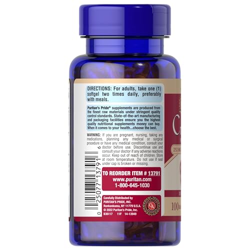 Puritan'S Pride 13791 Triple Strength Cranberry Fruit Concentrate 12,600 Mg thumb #3