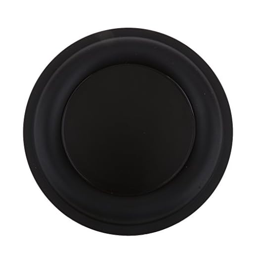 perfeclan 6,5 tums bashögtalare passiv subwoofer-membran, diameter 160 mm, av gummi
