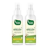 Mother Sparsh Natural Insect Repellent for Babies, Herbal Armor, 100% Protection from Mosquitoes, Fleas and Ants, 100 ml, (Pack of 2)