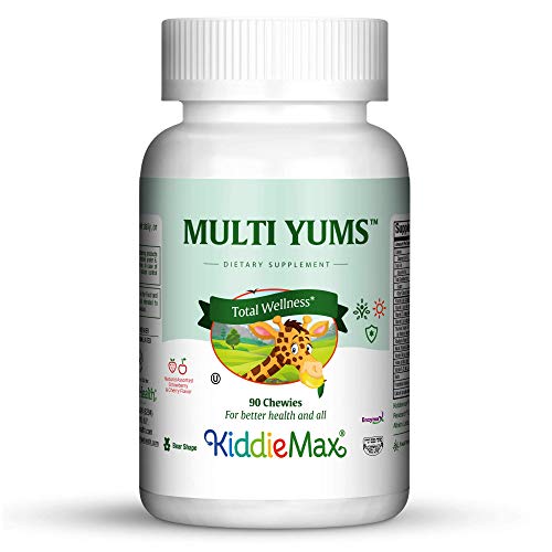Maxi Health Chewable Multi YUMS - Multivitamins & Minerals - Assorted Flavors - 90 Chewies - Kosher