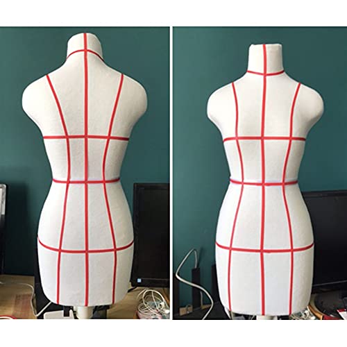 Maniquí de costura ajustable con busto tridimensional de 21cm para ropa infantil y mini 5