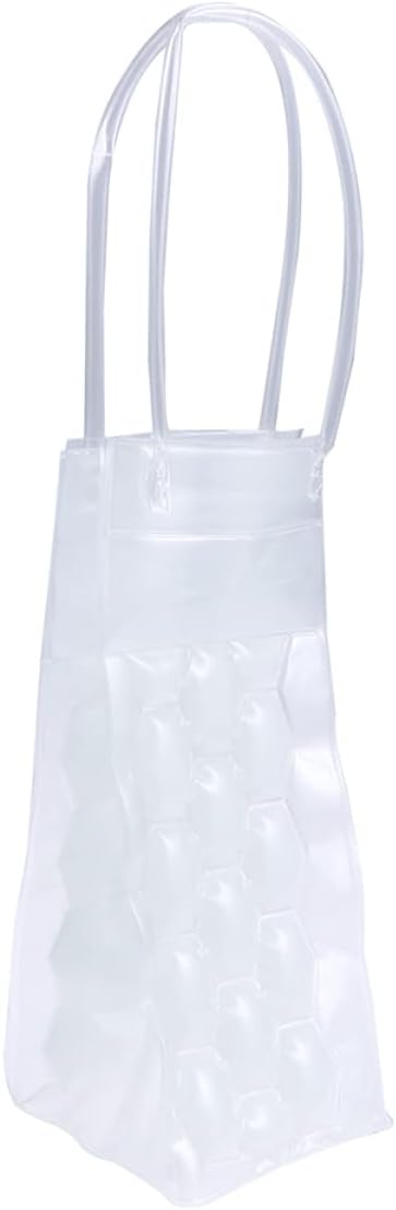3 Pack 750ml PVC Wine Cooler Gel Bags for Wine Bottle Cooling | Reusable Design, Fits Wine or Beer Bottles, Small Lightweight Shape, for BBQs and Weddings