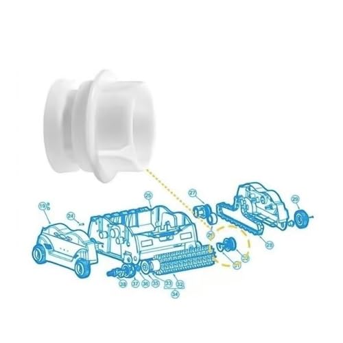 Kit roulement de roue brosse robot TigerShark RC9740 bloqué - 8