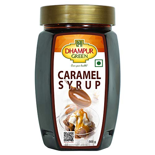 Image of Dhampure Speciality Caramel Syrup, 500G | For Bake Cake Coffee Popcorn Milkshake Frappe | Making & Baking (Pack of 3)